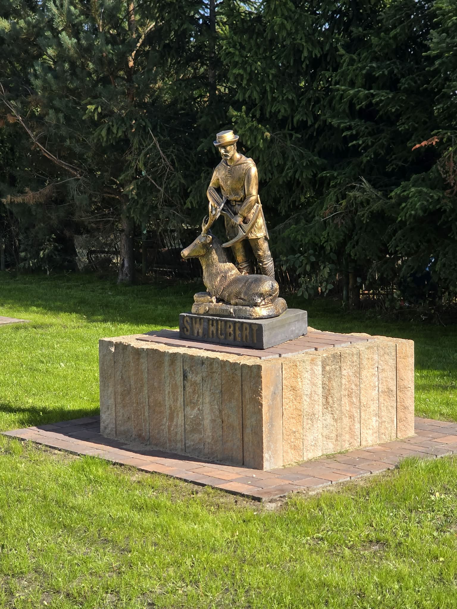 Statua Św. Huberta